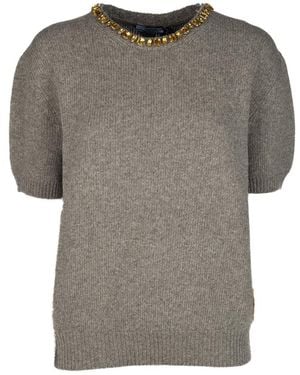 Prada Clothing Knitwear - Gray
