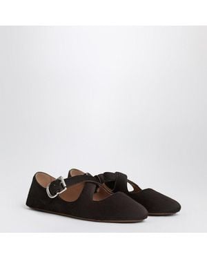Alaïa Crossed Ballerina - Black