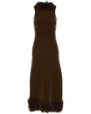 Loewe Slip Dress - Brown