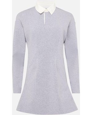 JW Anderson Jw Anderson Long Sleeve Polo Dress - Purple