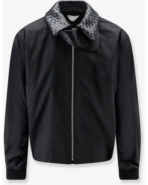 Bottega Veneta Nylon And Cotton Jacket - Black