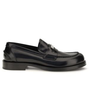 Dolce & Gabbana Dolce & Gabbana Calfskin Leather Loafers - White