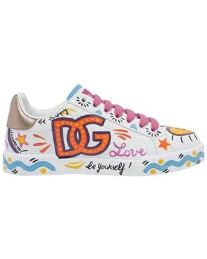 Dolce & Gabbana Dolce&Gabbana Portofino Sneakers - Red