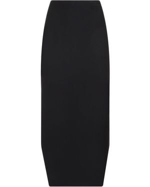 Givenchy Front Kick Skirt - Black