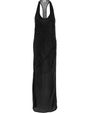 ANDAMANE Halter Maxi Dress - Black