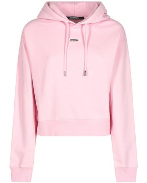 Jacquemus Le Hoodie Gros Grain - Pink