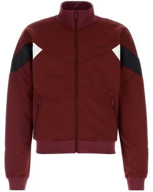 McQueen Burgundy Polyester Blend Sweatshirt - Red