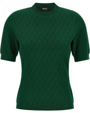 Versace Fitted Top - Green