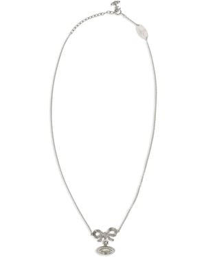Vivienne Westwood Octavie Pendant Necklace - White