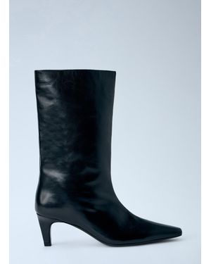 Jude Cave Mid Calf Boots - Blue