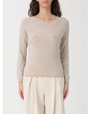Max Mara Cashmere Knit Sweater - Natural