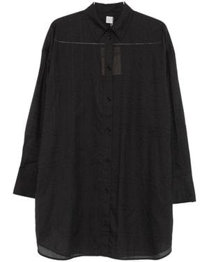 TOTEME Cotton Blend Shirt - Black
