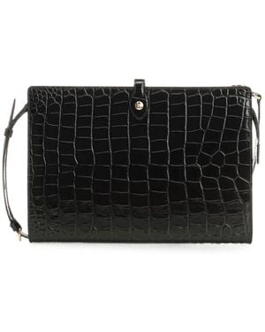 Celine Notebook Leather Mini Bag - Black