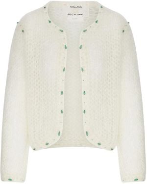forte_forte Short Cardigan - White