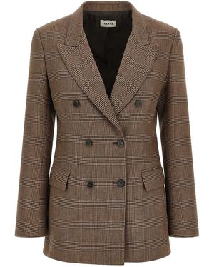 P.A.R.O.S.H. P.A.R.O..H. 'Riley' Blazer - Brown