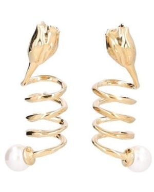 Chloé Tulip Earrings - Metallic
