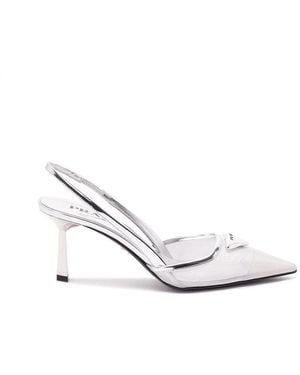 Prada Slingback Pumps - White