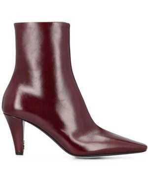 Saint Laurent Stivaletti "Jill 75" - Purple