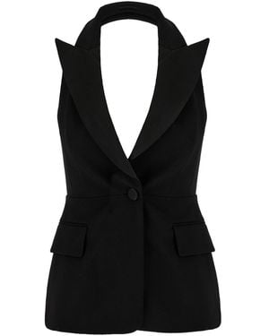 Max Mara Pianoforte Clothing Blazers & Gilets - Black