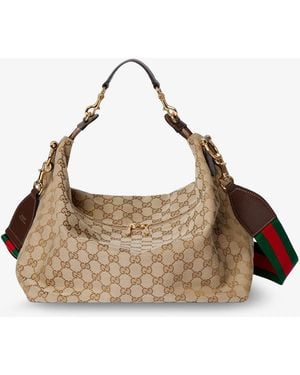 Gucci Brera M Gg Fabric Crossbody Bag - Brown