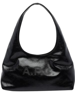 A.P.C. Baby Ninon Shoulder Bag - Black