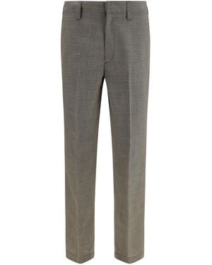 Prada Tailored Wool Pants - Gray