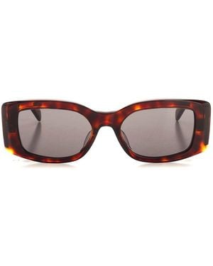 Celine Triomphe Xl Acetate Sunglasses - Red