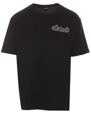 Balmain Club Iconic Print T-Shirt - Black