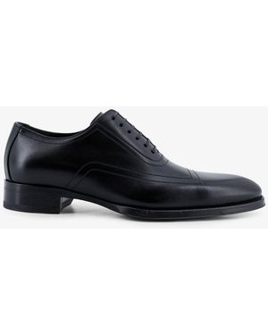 Gucci Leather Lace-Up - White