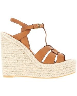 Saint Laurent Shoes Mules - Natural