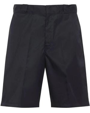 Prada Re-Nylon Shorts - Blue