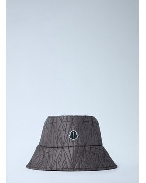 Moncler Rick Owens Quilted Bucket Hat - Gray