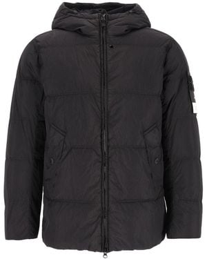 Stone Island Down Jacket - Black