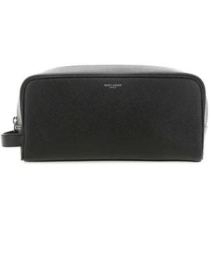 Saint Laurent Wash Bags - Black