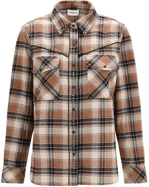 P.A.R.O.S.H. Cowboy Shirt - Brown