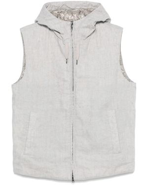 Herno Padded Vest - Gray