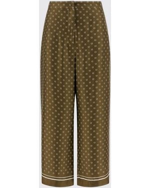 Max Mara Pants Kaki - Green