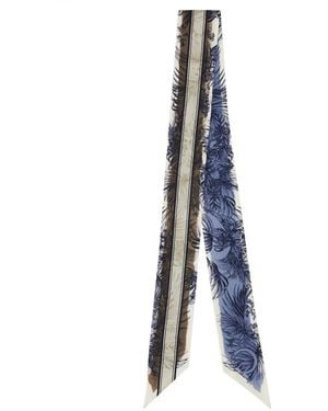 Ferragamo Gravure Print Bandeau - Blue