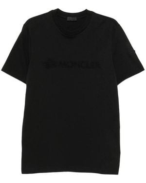 Moncler T-Shirts & Vests - Black