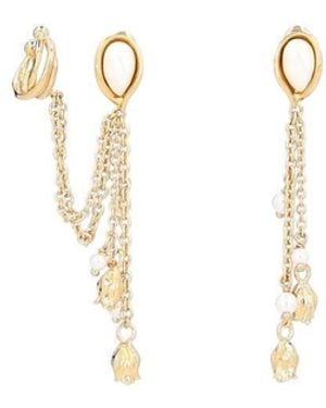 Chloé "Tulip" Earrings - Metallic