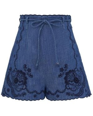Zimmermann Shorts - Blue