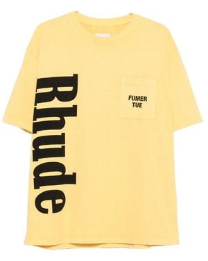 Rhude T-Shirts & Vests - Yellow