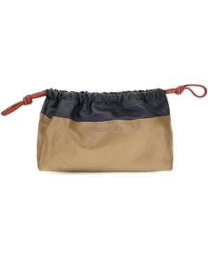 Pierre Hardy Twin Clutch Bag - Natural
