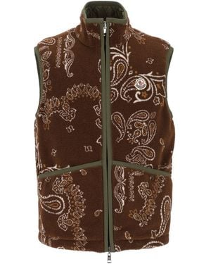 Moncler Reversible Vest - Brown