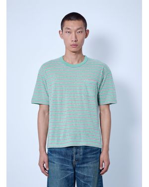 Visvim Jumbo Border Tee - Green