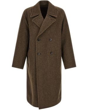Lemaire 'Soft' Coat - Brown