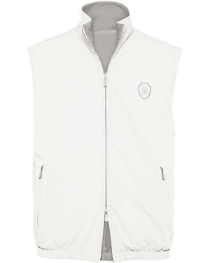 Brunello Cucinelli Sleeveless Jacket - White