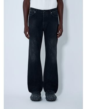 Balenciaga Distressed Denim Jeans - Blue
