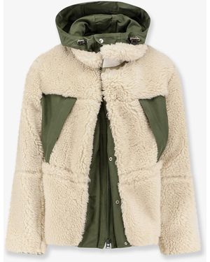 Sacai Jackets Face Side:Wool - Metallic