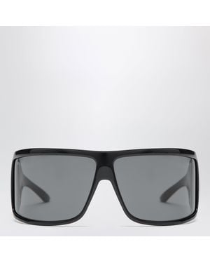 Gucci Shield Sunglasses With Injection Frame - Gray